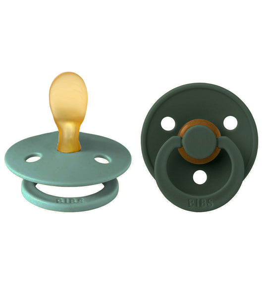 BIBS Colour Fopspenen - 2-pack - Maat 2 - Symmetrisch - Sage/Hun - BIBS - 6-18 mnd - Fopspenen