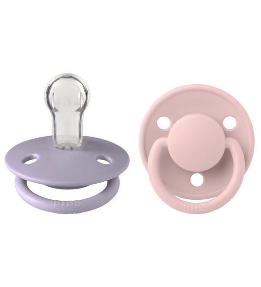 BIBS De Lux Fopspenen - 2-pack - Rond - Blossom/Schemerig Lilac - BIBS - OneSize - Fopspenen