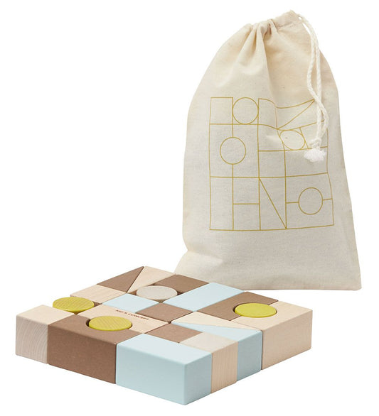 Kids Concept Bouwblokken - 21 Onderdelen - Multi - Kids Concept - OneSize - Activiteitenspeelgoed