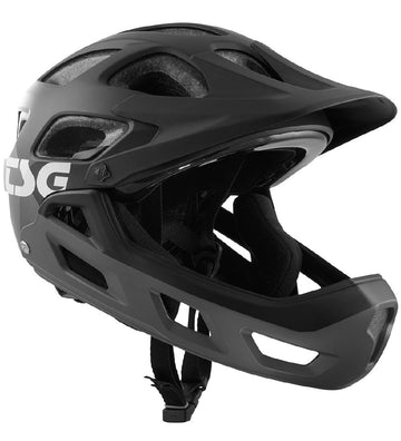 TSG Mountainbikehelm - Seek Youth - Flow Grey/Black - TSG - 52-54 cm - Fietshelmen