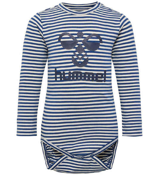 Hummel Romper l/s - hmlMulle - Navy Peony - Hummel - 62 - Rompers Lange Mouw