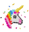 Plus-Plus Puzzel Stad Getal - 250 st. - Unicorn - Plus-Plus - OneSize - Blokken