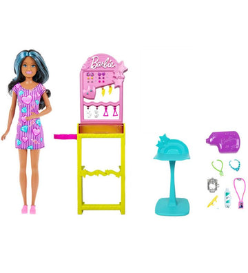 Barbie Poppenset - schipper First Job - Oorprikker - Barbie - OneSize - Poppen