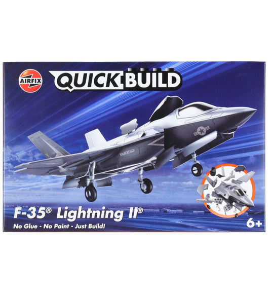 Airfix Set - SNELBOUW - F-35B Lightning II J6040 - 38 Onderdelen - Airfix - OneSize - Blokken