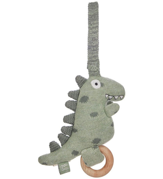OYOY Muziekmobiel - Theo Dino - Green - OYOY - OneSize - Muziekmobielen