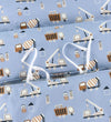 Nørgaard Madsens Beddengoed - Baby - Blauw m. Cementmixer - Nørgaard Madsens - OneSize - Beddengoed - Baby