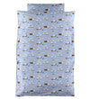 Nørgaard Madsens Beddengoed - Baby - Blauw m. Cementmixer - Nørgaard Madsens - OneSize - Beddengoed - Baby