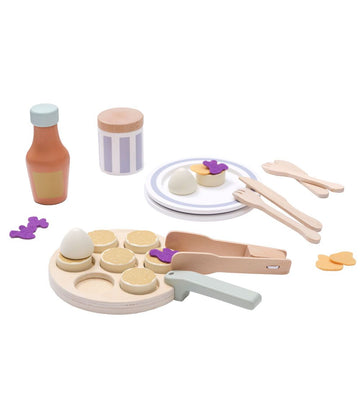 Kids Concept Pannenkoekenset - Kids Concept - OneSize - Speelgoedeten