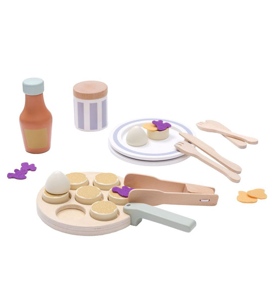 Kids Concept Pannenkoekenset - Kids Concept - OneSize - Speelgoedeten