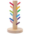 Grimms Houten Speelgoed - Helper bouwringen sorteren Rainbow - Grimms - OneSize - Blokken