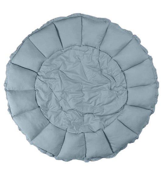 Play&Go Speelmat - 3-in-1 - Ø130 cm - Dusty Blue - Play&Go - OneSize - Speelmaten