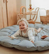 Play&Go Speelmat - 3-in-1 - Ø130 cm - Dusty Blue - Play&Go - OneSize - Speelmaten