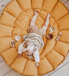 Play&Go Speelmat - 3-in-1 - Ø130 cm - Mustard - Play&Go - OneSize - Speelmaten