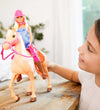 Barbie Poppenset - Doll Eend Horse (Blond) - Barbie - OneSize - Poppen