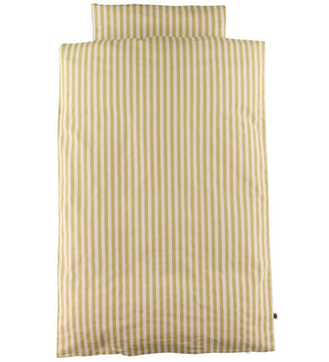 Pine Cone Beddengoed - Baby - Mustard Stripe - Pine Cone - OneSize - Beddengoed - Baby
