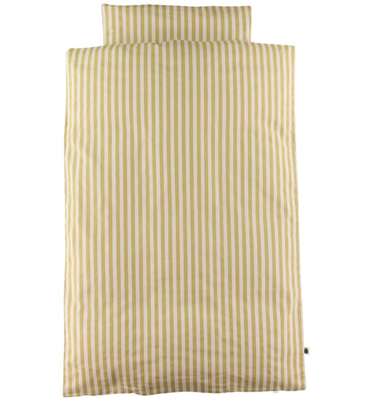 Pine Cone Beddengoed - Baby - Mustard Stripe - Pine Cone - OneSize - Beddengoed - Baby