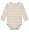 Fixoni Romper l/s - Havermout - Fixoni - 1 jaar (80) - Rompers Lange Mouw