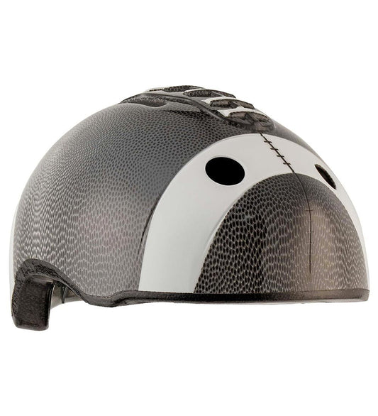 Crazy Safety Fietshelm m. Licht - Voetbal - Zwart - Crazy Safety - 49-55 cm - Fietshelmen