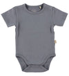 Petit by Sofie Schnoor Romper s/s - Stone Blue - Sofie Schnoor - 74 - Rompers Korte Mouw