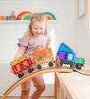Connetix Magneetset - Transport - 50 Onderdelen - Rainbow - Connetix - OneSize - Magnetisch speelgoed