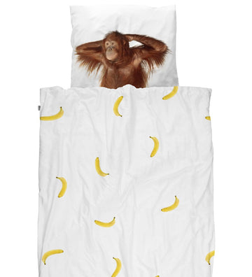 Snurk Beddengoed - Junior - Banana Monkey - Snurk - Julinor - Beddengoed - Junior