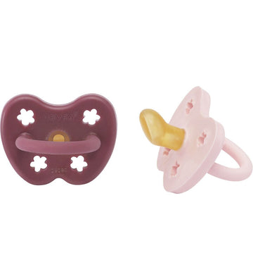 Hevea Fopspenen - 3-36 mnd. - 2-pack - Natuurlijk Rubber - Powde - Hevea - OneSize - Fopspenen