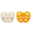 Hevea Fopspenen - 3-36 mnd. - 2-pack - Natuurlijk Rubber - Melkw - Hevea - OneSize - Fopspenen