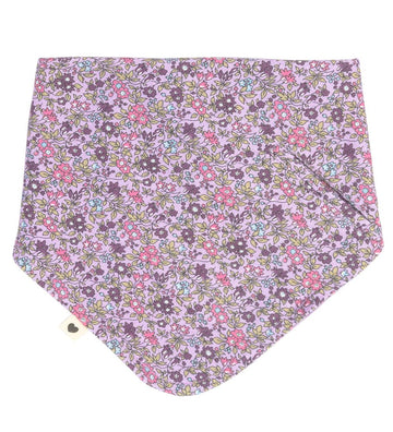 BIBS X Liberty Babyslabbetje - Bandana - Bloemen - Violet Sky - BIBS - OneSize - Kwijlsjaaltjes