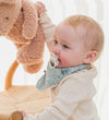 BIBS X Liberty Babyslabbetje - Bandana - Bloemen - Ivory - BIBS - OneSize - Kwijlsjaaltjes