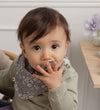 Bibs X Liberty Babyslabbetje - Bandana - Bloemen - Fossiel Grey - BIBS - OneSize - Kwijlsjaaltjes