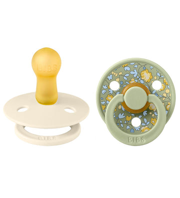 BIBS X Liberty Colour Fopspenen - 2-pack - Maat 2 - Rond - Elois - BIBS - 6-18 mnd - Fopspenen