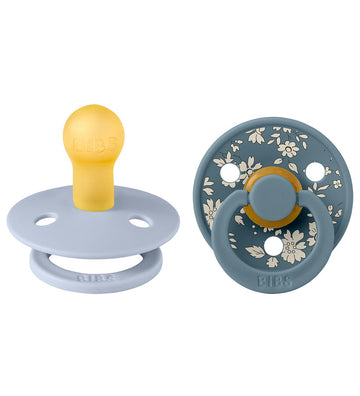 BIBS X Liberty Colour Fopspenen - 2-pack - Maat 1 - Rond - Capel - BIBS - 0-6 mnd - Fopspenen