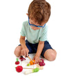 Tender Leaf Houten Speelgoed - Snijplank met groenten - Tender Leaf - OneSize - Speelgoedeten