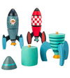 Tender Leaf Houten Speelgoed - Raketset - 21 Onderdelen - Tender Leaf - OneSize - Activiteitenspeelgoed