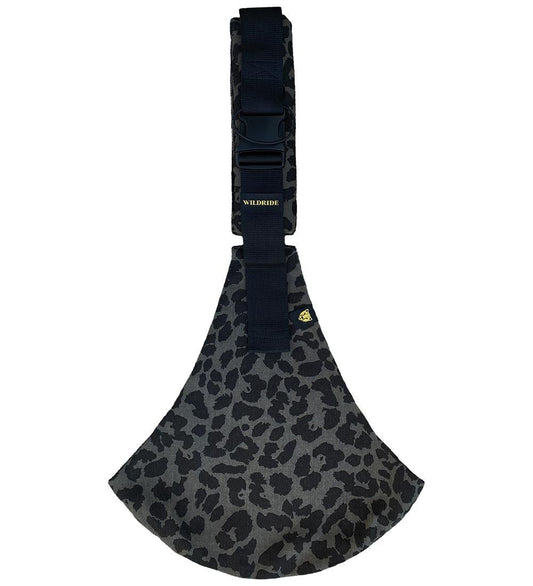Wildride Voetenzak - De Peuter Swing - Grey Leopard - Wildride - OneSize - Draagzakken