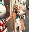 Wildride Voetenzak - Teddy Pied de poule - Wit/Black Pied de pou - Wildride - OneSize - Draagzakken