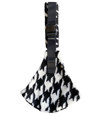 Wildride Voetenzak - Teddy Pied de poule - Wit/Black Pied de pou - Wildride - OneSize - Draagzakken