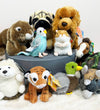 Living Nature Knuffel - 10x5 cm - Grasparkiet m. Geluid - Blauw - Living Nature - OneSize - Knuffels