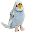 Living Nature Knuffel - 10x5 cm - Grasparkiet m. Geluid - Blauw - Living Nature - OneSize - Knuffels