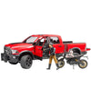 Bruder Auto - RAM 2500 m. Ducati Scrambler-motorfiets - 02502 - Bruder - OneSize - Auto´s