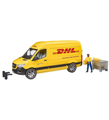 Bruder Auto - Mercedes Benz DHL Van m. Figuur - 02671 - Bruder - OneSize - Auto´s