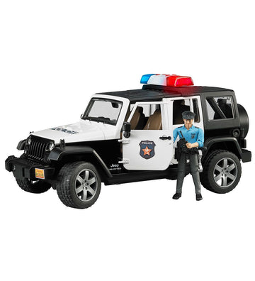 Bruder Auto - Jeep Wrangler Politieauto m. Politieagent - 02526 - Bruder - OneSize - Auto´s