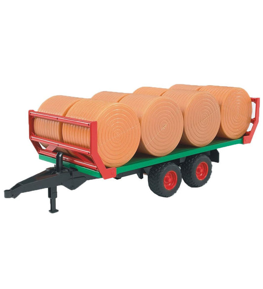 Bruder Werkmachine - Aanhangwagen m. 8 strobalen - 02220 - Bruder - OneSize - Tractors