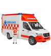 Bruder Auto - Sprinter Ambulance m. Licht/Geluid en rijden - 026 - Bruder - OneSize - Auto´s