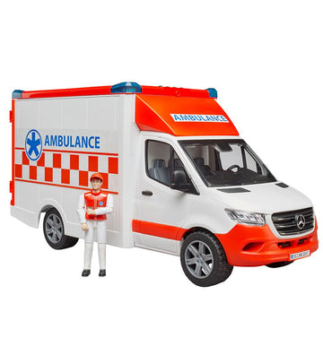 Bruder Auto - Sprinter Ambulance m. Licht/Geluid en rijden - 026 - Bruder - OneSize - Auto´s