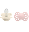 BIBS Infinity Fopspenen - 2-pack - Maat 1 - Symmetrisch - Ivory/ - BIBS - 0-6 mnd - Fopspenen