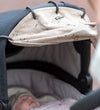 Dooky Zonnenscherm - Universeel - UV50+ - Romantische Bladeren B - Dooky - OneSize - Zonnenscherm voor kinderwagens