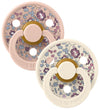 BIBS x Liberty Colour Fopspenen - 2-pack - Maat 2 - Rond -Eloise - BIBS - 6-18 mnd - Fopspenen