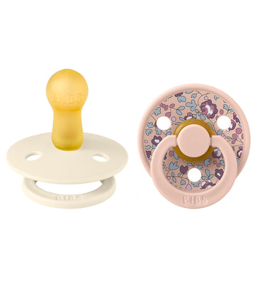 BIBS x Liberty Colour Fopspenen - 2-pack - Maat 2 - Rond -Eloise - BIBS - 6-18 mnd - Fopspenen