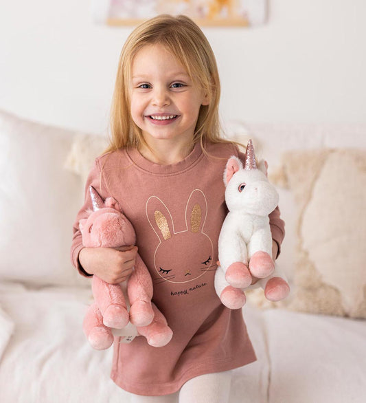 Teddykompaniet Knuffel - Eenhoorn - 25 cm - Wit - Teddykompaniet - OneSize - Knuffels